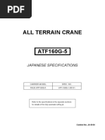 All Terrain Crane ATF160G-5: Japanese Specifications