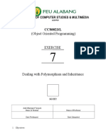 Lab - Exp - 7 (Dealing With Polymorphism and Inheritance)