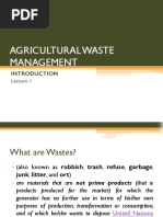 Agricultural Waste