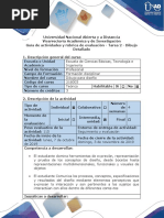 Guía de Actividades y Rúbrica de Evaluación - Tarea 2 - Dibujo Detallado