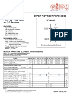 SF31 - SF39: Super Fast Rectifier Diodes PRV: 50 - 1000 Volts Io: 3.0 Amperes