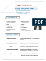 Currículum Lcda en Ciencias de La Educación