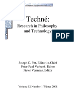 Techne. Research in Philosophy and Technology