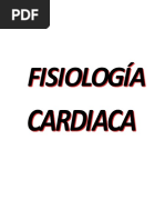 FISIOlOGIA CARDIACA