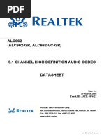 ALC662 (ALC662-GR, ALC662-VC-GR) : Rev. 1.1 15 March 2008 Track ID: JATR-1076-21