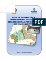 Plan de Prevención y Reducción de Desastres