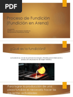 Fundicion en Moldes de Arena