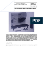 Práctica No. 4 Guía de Usuario para Aparato de Centro de Presión