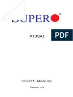 X10SAT: User'S Manual