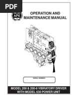 APE - Manual For200, 200T & 200-6-A