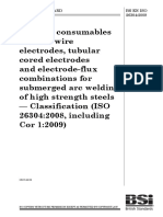 BS EN ISO 26304-2009 焊接消耗品.高强度钢埋弧焊用线状和管状芯电极及焊条熔剂化合物.分类 PDF