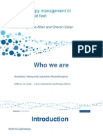 892 Physiotherapy Management of Paediatric Flat Feet