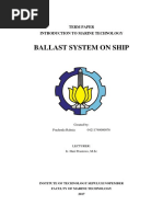 Ballast System On Ship