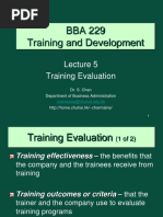 BBA 229 Training and Development