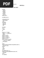 NAME: Nitesh Patel Class: Se Comps B' Roll No: 49 Practical 1 Implementation of Stack Using Array