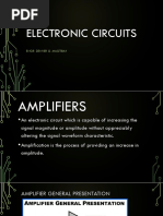 Electronic Circuits: Engr. Denver G. Magtibay