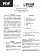 Elaboración de Conservas en Almíbar.