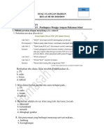 Soal Kelas 5 Tema 3 Subtema 3 Pentingnya Menjaga Asupan Makanan Sehat