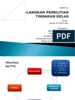 Langkah-Langkah Penelitian Tindakan Kelas