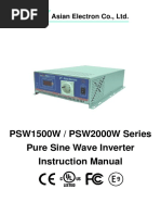 YK-PSW1500w 2000W User Manual