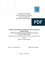 PROPUESTAS DE MEJORAS AL SISTEMA DE GESTIÓN DE ALMACÉN DE MATERIAS PRIMAS. (CASO: Empresa Manufacturas de Papel MANPA S.A.C.A, División Conversión Bolsas y Sacos) 