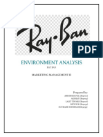 Environment Analysis Rayban