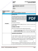 Lab Manual 2.4 - LEVEL 0 - Application of Bernoulli Equation