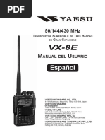 Manual Talkie Yaesu vx-8r