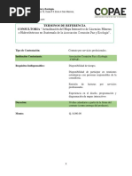 TDR, Actualización Del Mapa Interactivo de Licencias Mineras e Hidroeléctricas en Guatemala de La Asociación Comisión Paz y Ecología.