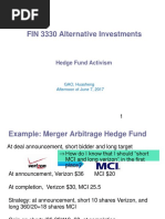 Hedge Fund Activism