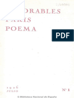 Favorables París Poema. 7-1926, N.º 1