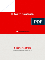 Testo Teatrale