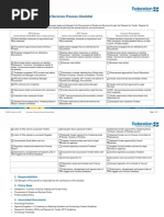 Procurement of Goods and Services Process Checklist