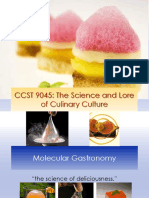 Lecture3 Molecular Gastronomy PDF