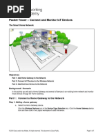 1.2.2.3 Packet Tracer - Connect and Monitor IoT Devices PDF