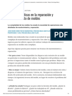 Mejores Prácticas en La Reparación y Mantenimiento de Moldes - Plastics Technology México