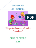 Proyecto de Lectura Sede El Cedro