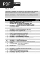 Study Planner Cdcs