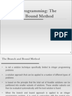 Integer Programming: The Branch & Bound Method