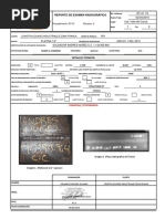 Reporte Radiografico RT 01 19