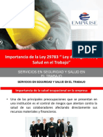 Ley 29783 " Ley de Seguridad y Salud en El Trabajo"