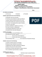 CBSE Class 6 Social Science-Development of First Empire