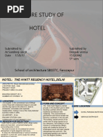 Literature Study of Hotel: School of Architecture SBSSTC, Ferozepur