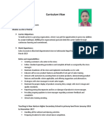 Curriculum Vitae: Deepa Thapa KC