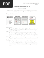 Voting and Apportionment (CH 14) : Denson