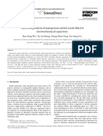 Electrodeposition of Nanoporous Nickel Oxide Film For Electrochemical Capacitors