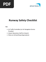 Runway Safety Checklist Complete