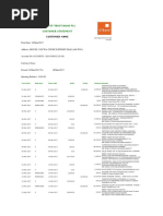 Bank Statement Template 07