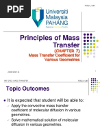 Chapter 7a Mass Transfer Coefficients For Various Geometries