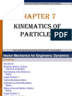 Chapter 7 - Kinematics of Particles